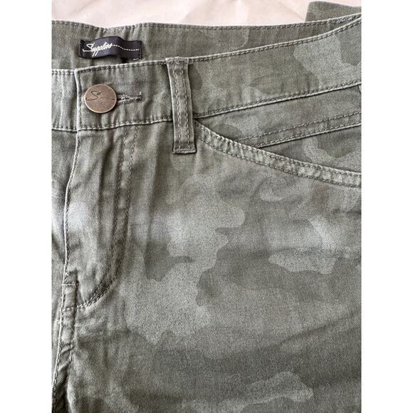 Unionbay Green Camo Jeans Size 6 with Pockets NWT - Picture 2 of 6